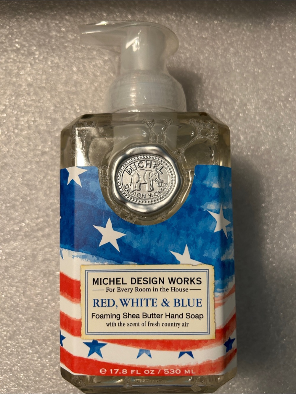 Michel Design Works Red, White & Blue Foaming Shea Butter Hand Soap